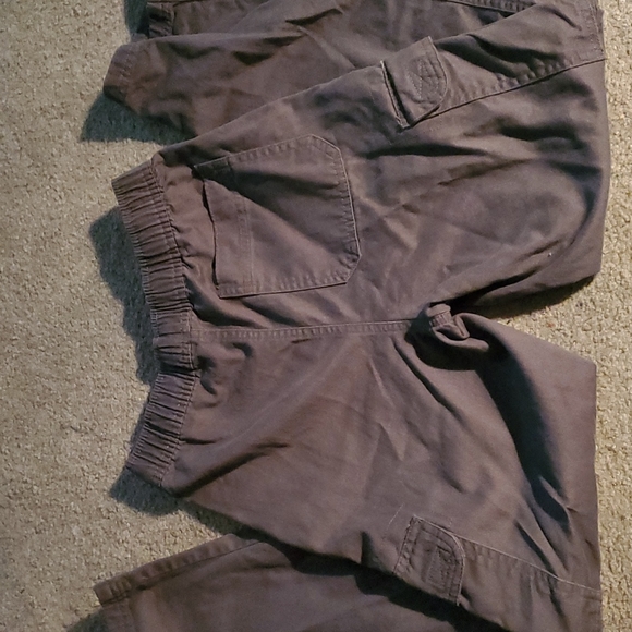 Childrens place 10 elastic waist grey cargo - Picture 2 of 2